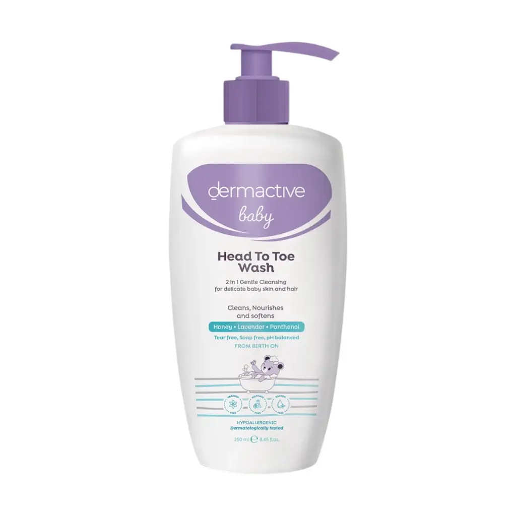 82296 Dermactive Baby Head To Toe Wash 250ml - الصورة 1