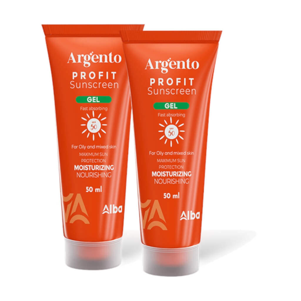 Argento Gel Sun Screen 1+1 Offer Argento Gel Sun Screen 1+1 Offer