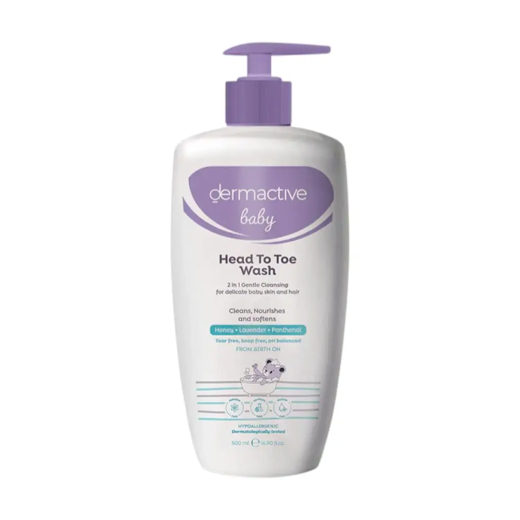 Dermactive Baby Head To Toe Wash 500ml Dermactive Baby Head To Toe Wash 500ml