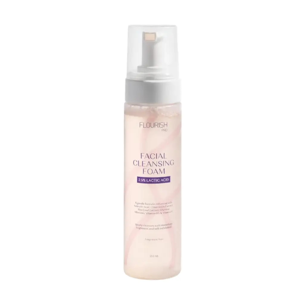 Flourish Cleansing Foam Lactic Acid 2.5% 200Ml Flourish Cleansing Foam Lactic Acid 2.5% 200Ml